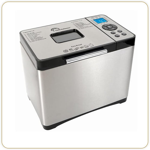 Little balance 8398 Easy Bread, Bread maker, baguettes, buns, 19 programs, Up to 1 kg, All Stainless Steel