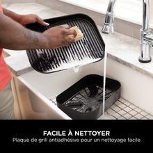 Load image into Gallery viewer, Ninja Woodfire Barbecue électrique et fumoir Pro XL avec thermomètre, barbecue et Air fryer d'extérieur 4-en-1 avec système Smart Cook et granulés Woodfire, portatif, gris/noir, OG850EU