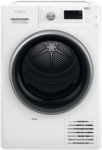 Whirlpool Sèche-linge autoportant avec pompe à chaleur 9 kg FFT M11 9 x 2BS IT R, classe énergétique A++, largeur 59,5 cm, hauteur 84,9 cm, profondeur 64,9 cm