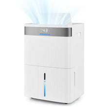 Load image into Gallery viewer, 5500 Sq.Ft 96 Pint Dehumidifier for Basement, Portable Home Dehumidifier with Drain Hose, Auto Defrost, 24H Timer &amp; Sleep Mode for Bathroom Bedroom