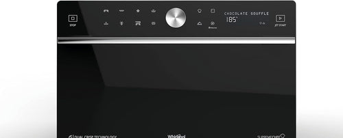 Whirlpool MWSC 9133 SB Supreme Chef Combination Microwave with Grill + Steam, 33 Litres, Technology 6th Sense, Turntable