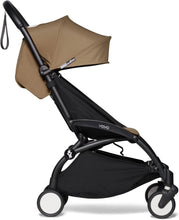 Load image into Gallery viewer, Poussette BABYZEN YOYO2 6+ (Cadre noir + pack couleur Aqua) - Comprend un harnais, un dossier, des arceaux de capote, une bandoulière, un coussin d’assise, et une capote assortie