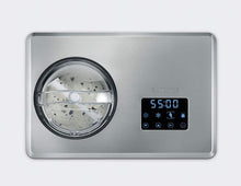 Load image into Gallery viewer, SEVERIN EZ 7405 2-in-1 Ice Cream Maker, Includes Ice Cream Container (2L) and Recipe Book, Digital Timer, Lid Open, Silver