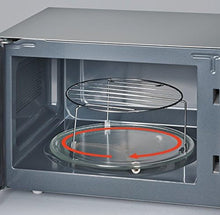 Load image into Gallery viewer, SEVERIN Four à micro-ondes 30 L, 2 500 W, avec fonction gril et chaleur tournante, avec 5 niveaux de puissance, 10 programmes automatiques, Inox/Noir, MW 7775