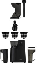 Load image into Gallery viewer, Extracteur de Jus de Fruits et Légumes vertical GSX24 H.Koenig Centrifugeuse Vitamin + sans BPA - 82 mm Large Bouche - 3 tamis pour jus fin ou épais et sorbet - Pression douce - 50 tours 400 W