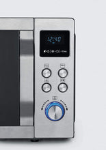 Load image into Gallery viewer, SEVERIN Four à micro-ondes 30 L, 2 500 W, avec fonction gril et chaleur tournante, avec 5 niveaux de puissance, 10 programmes automatiques, Inox/Noir, MW 7775