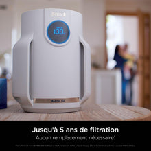 Load image into Gallery viewer, Shark NeverChange jusqu'à 5 ans Purificateur d'air MAX intérieur, Couvre 130m², Filtre HEPA 5 ans, Capture 99,97% allergènes, Mode automatique, Silencieux, LED, Blanc HP300EU