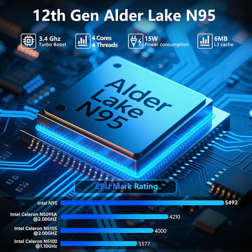 FUNYET 16 Pouces Ordinateur Portable GeForce MX350 Graphique Discret processeur N95 Notebook (jusqu'à 3 4Ghz) 32GB RAM 1TB SSD FHD 1920x1080 Clavier avec rétroéclairage Laptop Computer Type-C