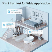 Load image into Gallery viewer, 5500 Sq.Ft 96 Pint Dehumidifier for Basement, Portable Home Dehumidifier with Drain Hose, Auto Defrost, 24H Timer &amp; Sleep Mode for Bathroom Bedroom