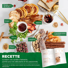 Load image into Gallery viewer, Kwasyo Food Dehydrator, 10 Trays • Desiccator with Timer (24H) • Fruit and Vegetable Dehydrator Adjustable Temperature (30 to 90°C) + 1 x Recipe Book
