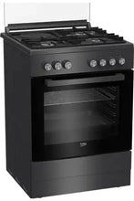Load image into Gallery viewer, Beko FSR63121DACS cuisinière Mixte