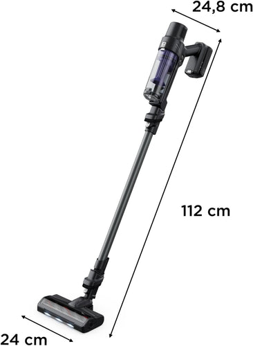 Rowenta X-Pert 7.60 Aspirateur Balai sans fil, Ultra Léger, Puissant 140W, Polyvalent, Autonomie 45min, Efficace tous Types de Sols RH6A33WO, Noir