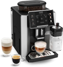 Load image into Gallery viewer, Krups Sensation C50, Machine à café grains, machine expresso, 5 boissons accès direct, Interface tactile, Facile à utiliser, Nettoyage automatique, Buse vapeur Cappuccino, Fabriqué en France EA910810
