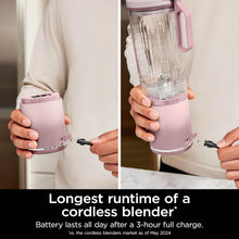 Load image into Gallery viewer, Ninja Blast Max, Portable Blender + Twist &amp; Go, Personal Smoothie, Blend, Ice Crush, 3 Programs, Cordless, 22 oz removable Vessel, Dishwasher Safe, Leakproof, Navy, BC251NV