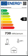 Load image into Gallery viewer, METRO Professional Réfrigérateur à Boissons GSC2360B, Acier/Verre, 62 x 63.6 x 175.3 cm, 347 L, avec Serrure, Noir