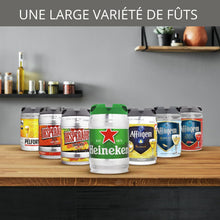 Load image into Gallery viewer, Krups Beertender Machine bière pression, Fûts de 5 L, Marques du groupe Heineken, Témoin lumineux, Température et mousse parfaites, Bière fraîche, Installation facile, Compact noire VB450E10