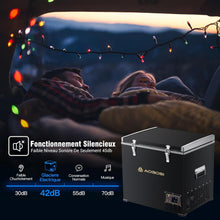Load image into Gallery viewer, AAOBOSI 45L Glacière à Compresseur, Glaciere Électrique -20℃ à 20℃, Frigo Camion APP&amp;Bouton Contrôle, 12/24V DC et 100-240V AC Glaciere Camping Pour Voiture, Camion, Bateau et Prise De Courant