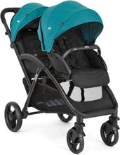 Load image into Gallery viewer, Joie - Evalite™ Duo - Poussette Double Légère - Siège Arrière Inclinable À Plat - Compatible Sièges Auto Et Nacelles - Suspension 4 Roues - Harnais 5 Points SoftTouch - Dès la naissance