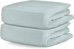 Newton Baby 2-Pack Organic Cotton Breathable Crib Sheets in Sage