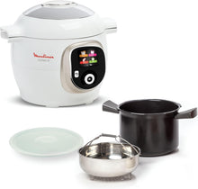 Load image into Gallery viewer, Moulinex, Cookeo Multicuiseur intelligent 6L, 150 recettes intégrées, Cuisson sans surveillance, Ecran intuitif, Guide de cuisson, Application MyMoulinex, 1600W, Blanc, 15 ans réparabilité