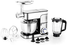 Load image into Gallery viewer, Antara Pro KitchenCook Stainless Steel Mixer with Mincer 5.5 L Grey