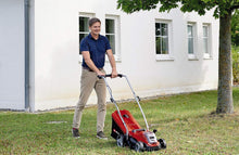 Load image into Gallery viewer, Einhell Tondeuse à gazon sans fil GE-CM 18/33 Li Kit Power X-Change (18V, Largeur de Coupe 33cm, Surface conseillée 200 m²) Livré avec Batterie 4,0 Ah et Chargeur