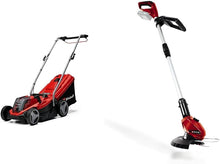 Load image into Gallery viewer, Einhell Tondeuse à gazon sans fil GE-CM 18/33 Li Kit Power X-Change (18V, Largeur de Coupe 33cm, Surface conseillée 200 m²) Livré avec Batterie 4,0 Ah et Chargeur