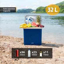 Load image into Gallery viewer, TZS First Austria 32L Portable Electric Cool Box Mini Fridge 12V 230V Car Camping Cooler Box Thermoelectric Cooler Box