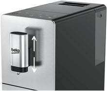 Load image into Gallery viewer, BEKO, Machine à café, expresso automatique, 1350 W / 19 bars, Capacité café : 125 g, Capacité eau : 1,4L, Système autonettoyant, 5 niveaux de broyage, Arrêt automatique, Façade Inox Brossé