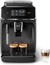 Load image into Gallery viewer, Philips Série 2200 Machine Expresso Automatique - 2 Boissons, Mousseur à Lait Classique, Écran Tactile, Broyeur Céramique, Aroma Seal, Noir Mat (EP2220/10)