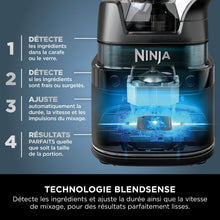 Load image into Gallery viewer, Ninja Detect Power Blender Processor Pro 3-in-1, Blender 1200W, Mixing Bowl, Blender Blade, Individual Cup, Container, Knead, Blender, Chopping &amp; Mixing, Black, TB401EU