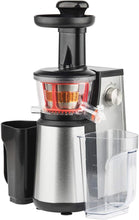 Load image into Gallery viewer, H.Koenig GSX12 Vertical Juice Extractor Stainless Steel Black, Fruit and Vegetable Juice, BPA Free, 82 mm Wide Mouth, Soft Pressure, 1 Litre, 400 W