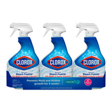 Load image into Gallery viewer, Clorox Bleach Foamer Bathroom Spray, Original - 30 fl oz, 3 count